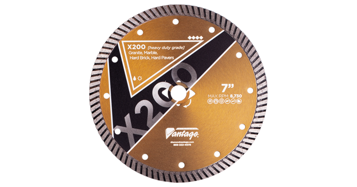 Diamond Vantage X200 Turbo Rim Stone Blade