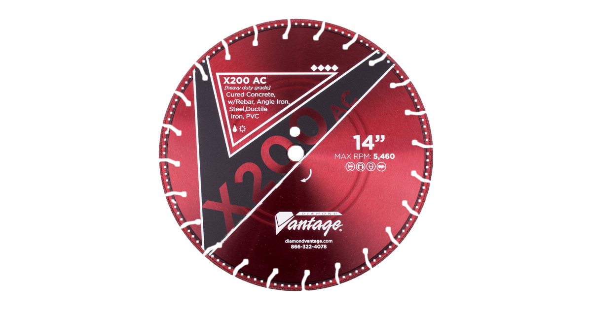 Diamond Vantage X200-AC All Cut Blade
