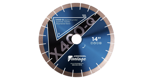 Diamond Vantage X400-Q Quartzite Bridge Saw Blade
