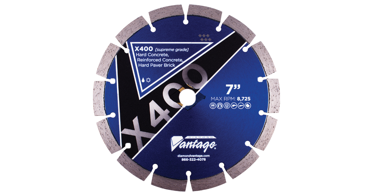 Diamond Vantage X400 Segmented blade