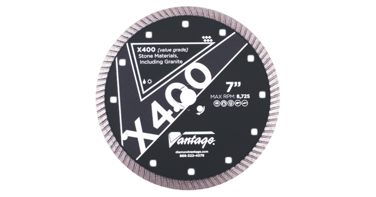 Diamond Vantage X400 Turbo Rim Stone Blade