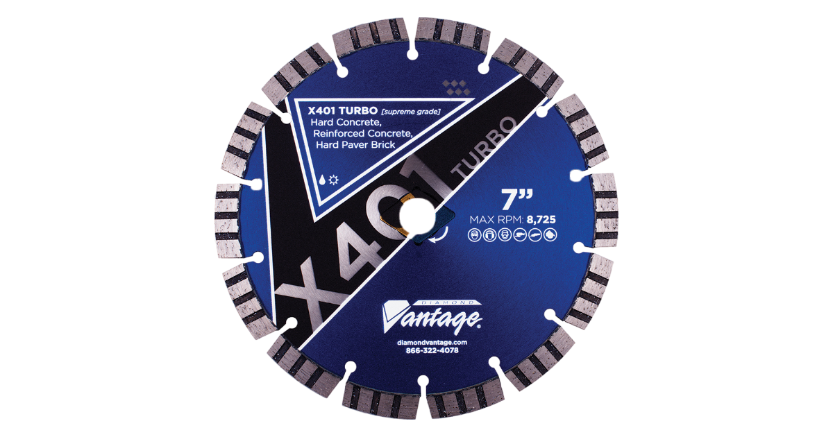 Diamond Vantage X401 Turbo Segmented Blade