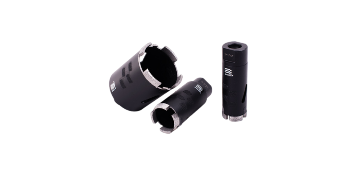 Zenesis Black Segmented Core bits, Wet or Dry