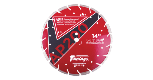 Diamond Vantage AP200 Combo Cut All Purpose Heavy Duty Blade