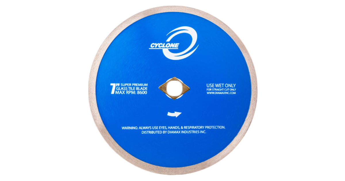 Diamax Cyclone Continuous Rim Glass Blade