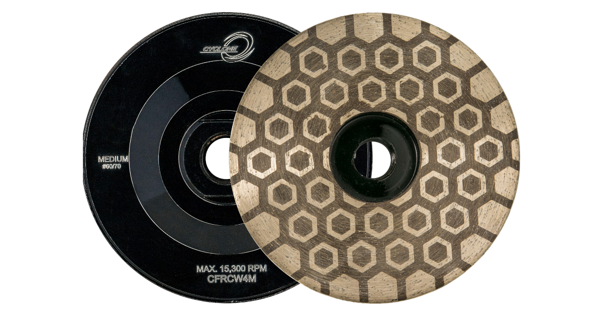 Diamax Cyclone Hex Flat Resin Cup Wheel