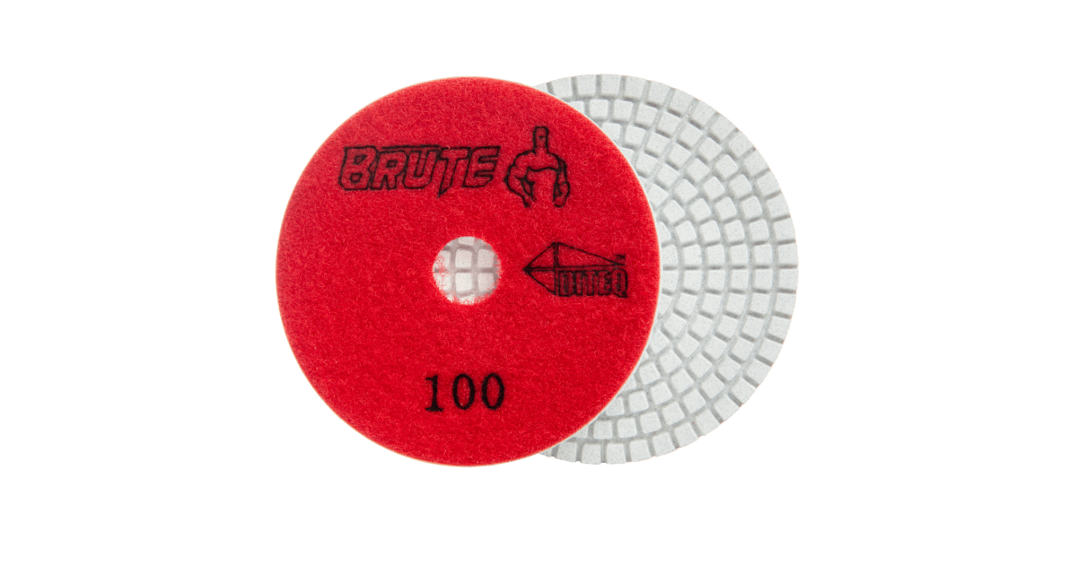Brute 4" Super Premium 7-Step White Polish Pads