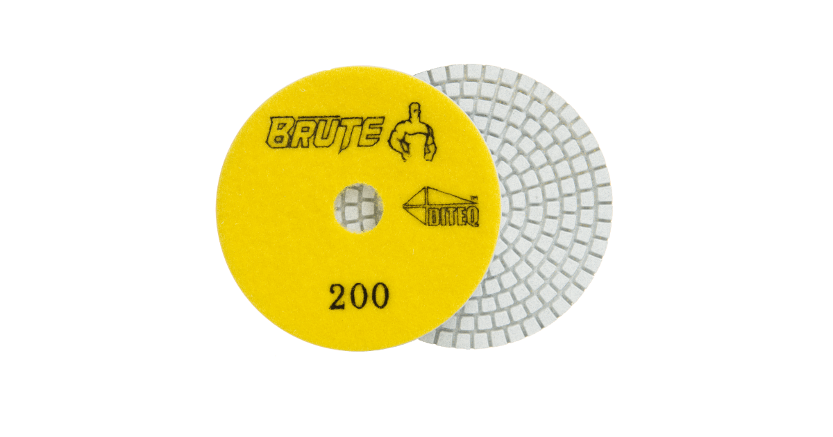 Brute 4" Super Premium 7-Step White Polish Pads