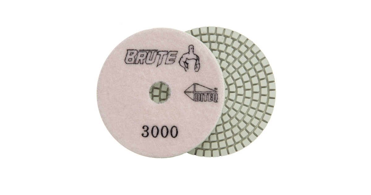 Brute 4" Super Premium 7-Step White Polish Pads