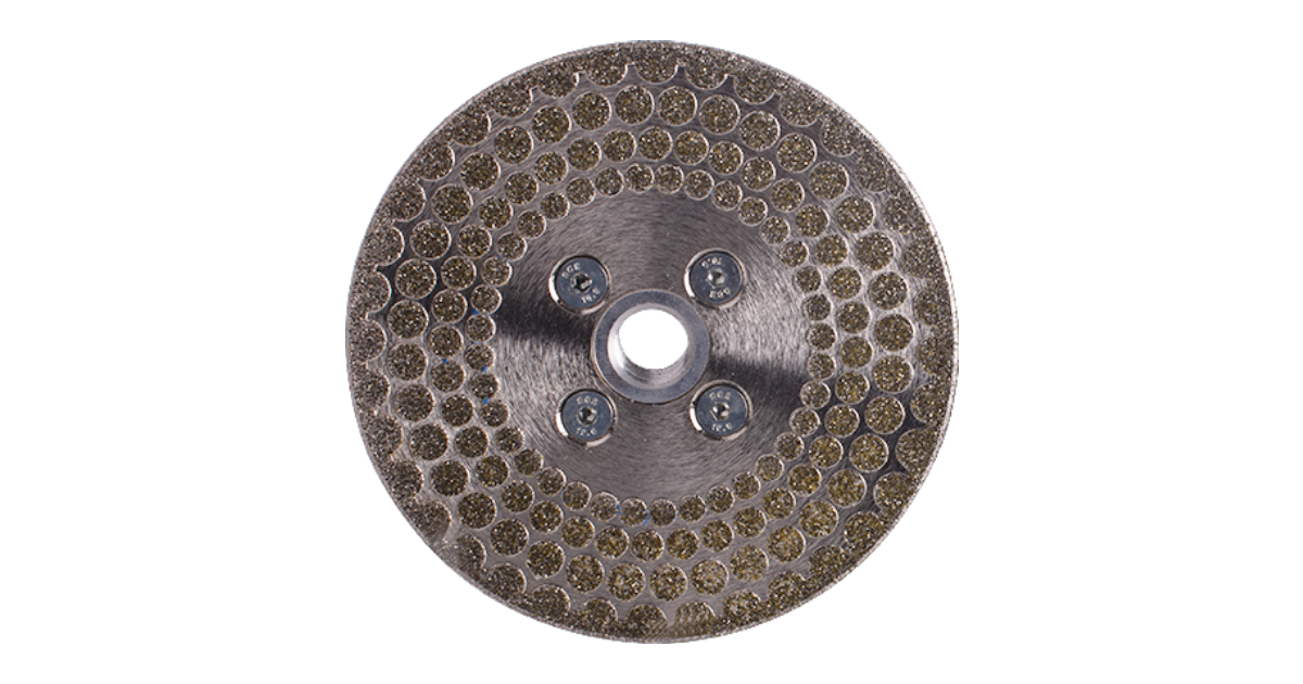Diamond Vantage Electroplated Multi-Cutter with 5/8-11 threaded Flush Cut Adapter