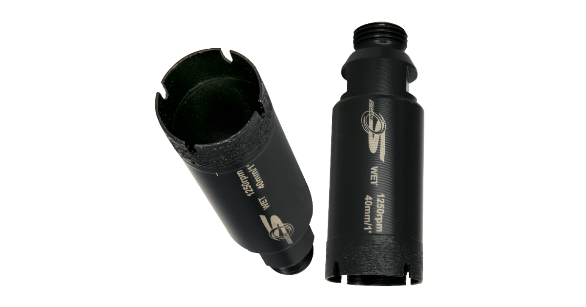 Diamax Cyclone S Thin Wall Core Bit, 1/2 Gas