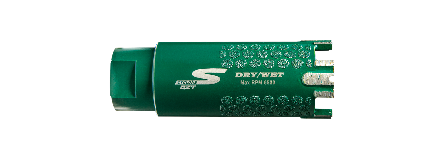 Diamax Cyclone S QZT Core Bit with Inside/Outside Protection