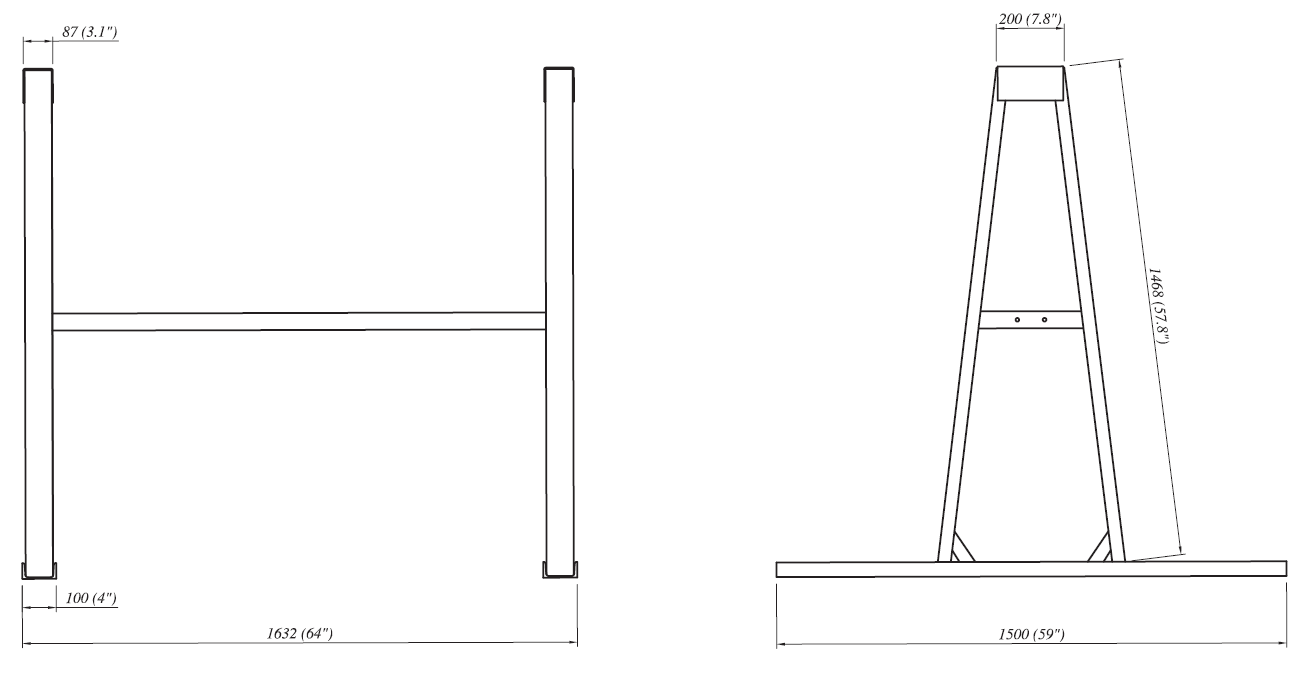 Aardwolf Stone A-Frame Heavy Duty SAF02-HD