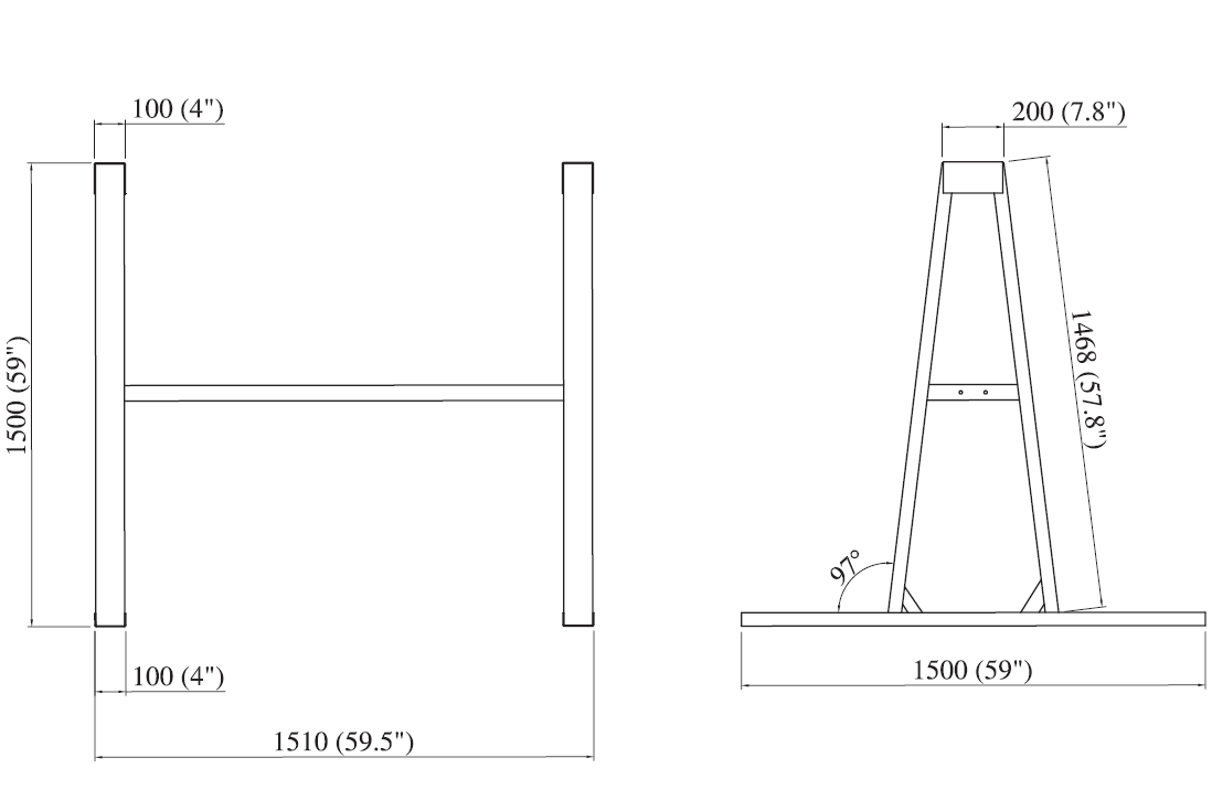 Aardwolf Stone A-Frame Standard SAF02-S