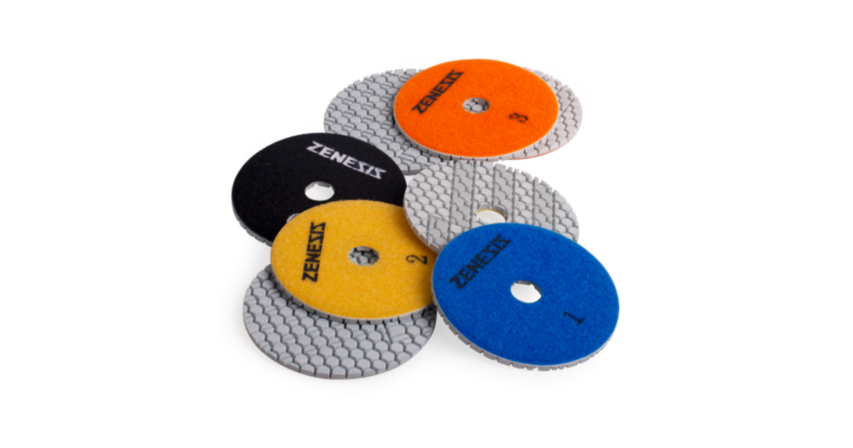 Zenesis 4" Supreme Wet 3-Step Polish Pad