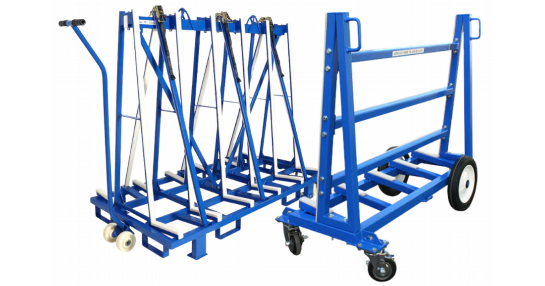 The Necessity of Shop Carts and Transport Racks Within Stone Fabrication Facilities