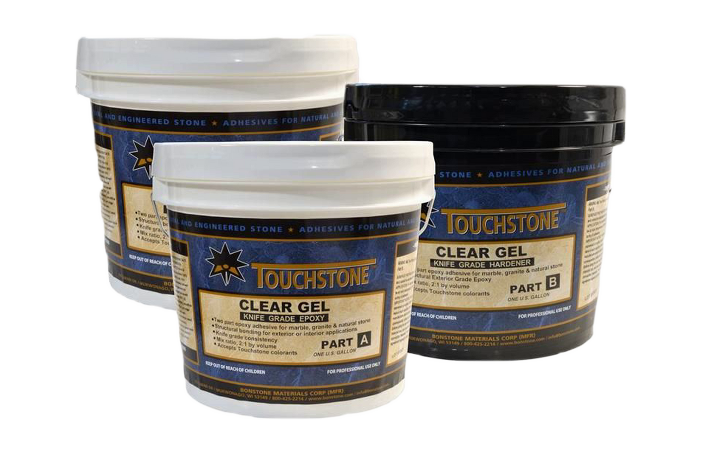 Bonstone Touchstone Clear Gel Knife Grade Epoxy