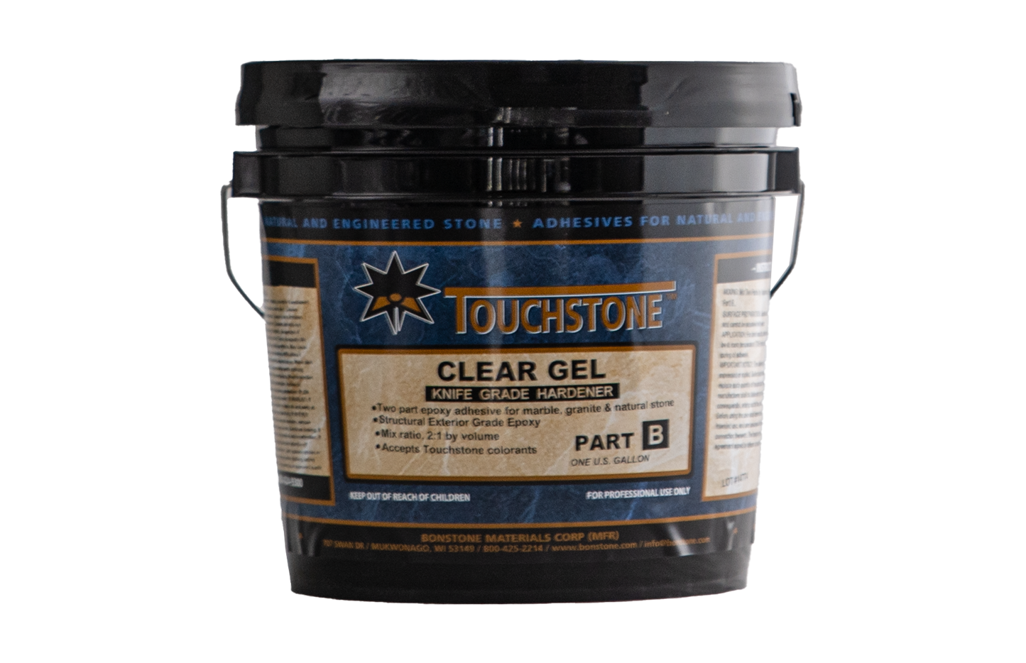 Bonstone Touchstone Clear Gel Knife Grade Epoxy