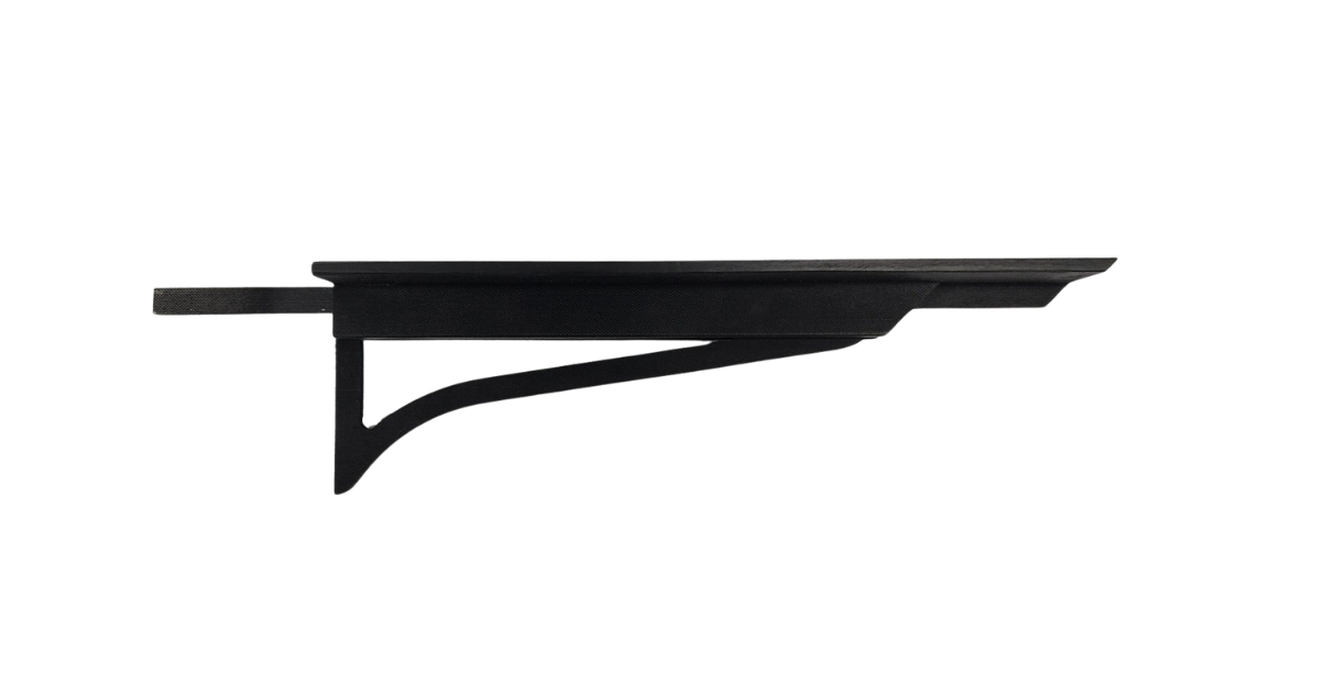 CarbonBar 12" Floating Flat Shelf - Bell (2-pack)