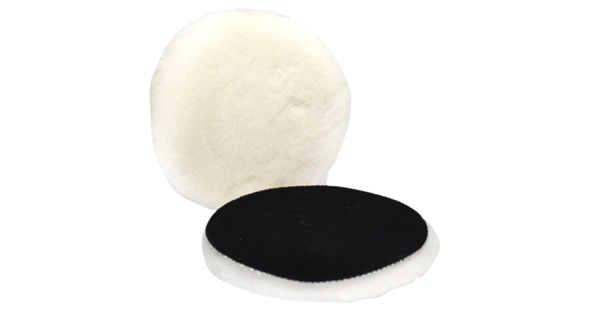 Step 1 Polishing Pad White Wool with Black bottom