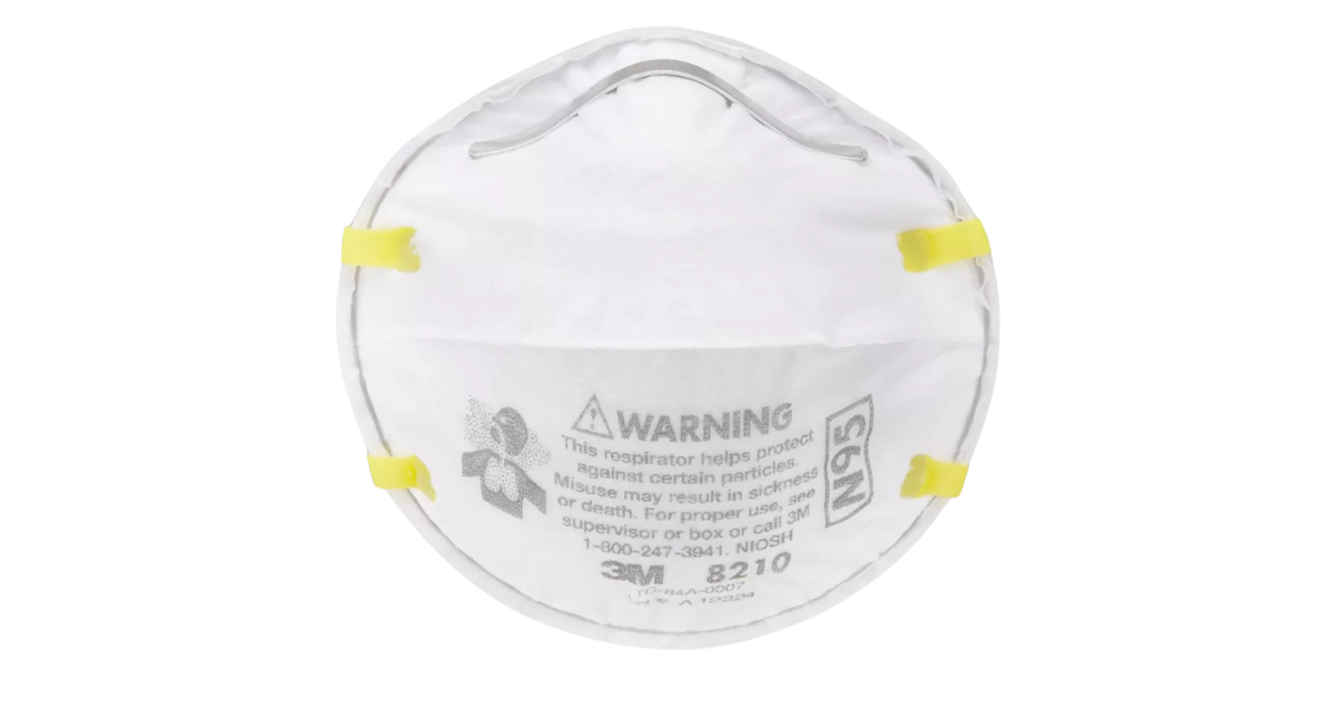 3M 8210 Particulate Respirator, N95 (20 Count)