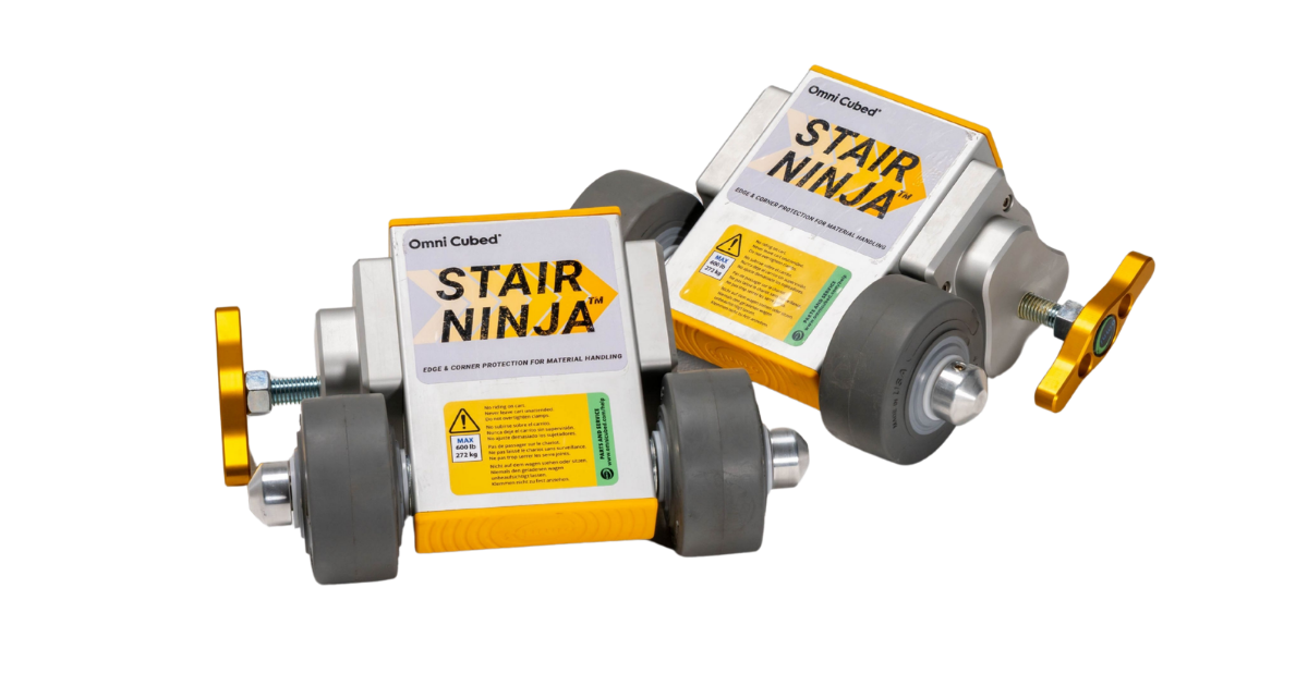 Pair of Omni Cubed  Stair Ninja™ on transparent background