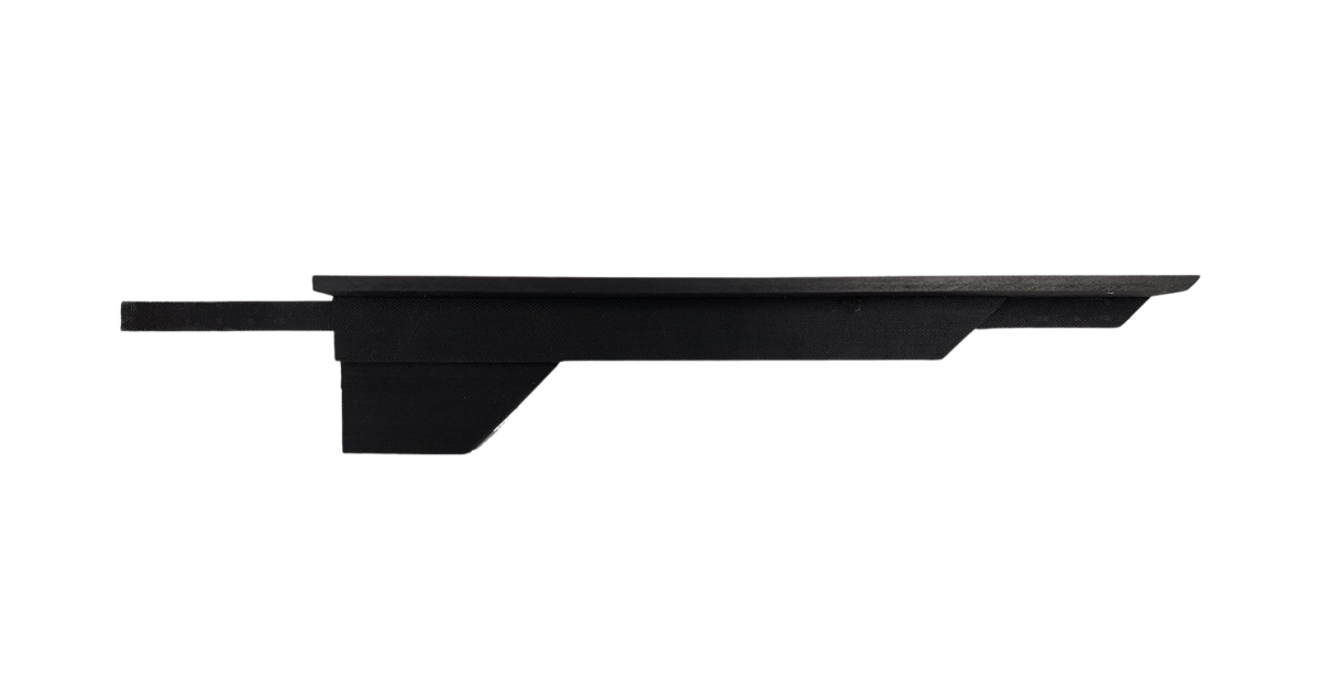 CarbonBar 12" Floating Flat Shelf - Rocket (2-Pack)