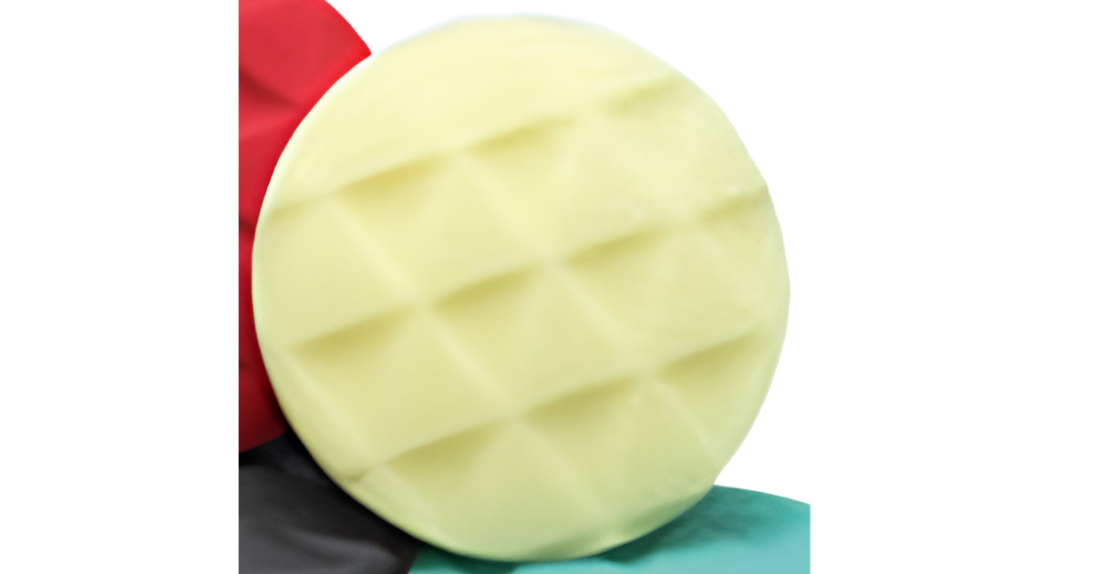 Step 2 Polishing Round Pad Yellow Diamond Design