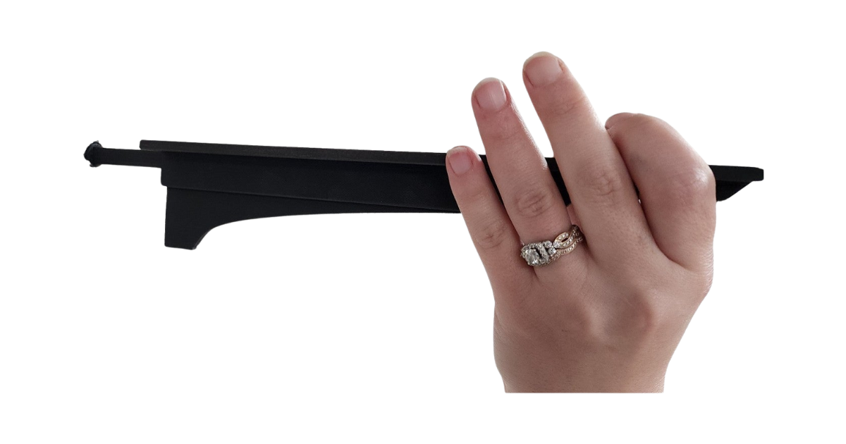 CarbonBar 12" Floating Flat Shelf - Movement (2-Pack)