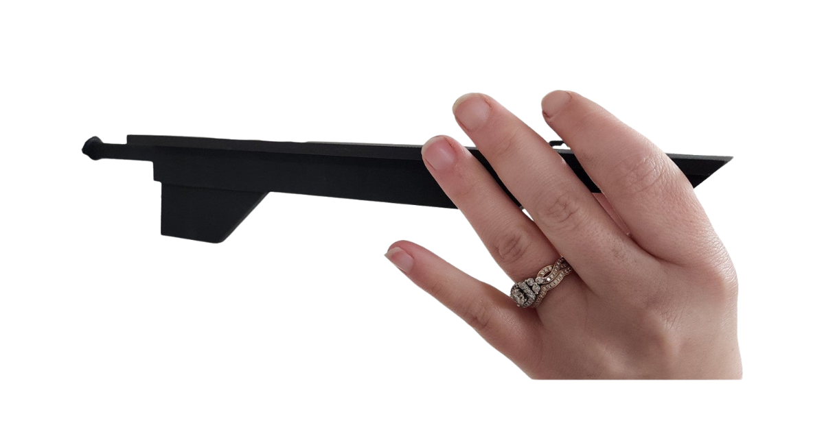 CarbonBar 12" Floating Flat Shelf - Rocket (2-Pack)