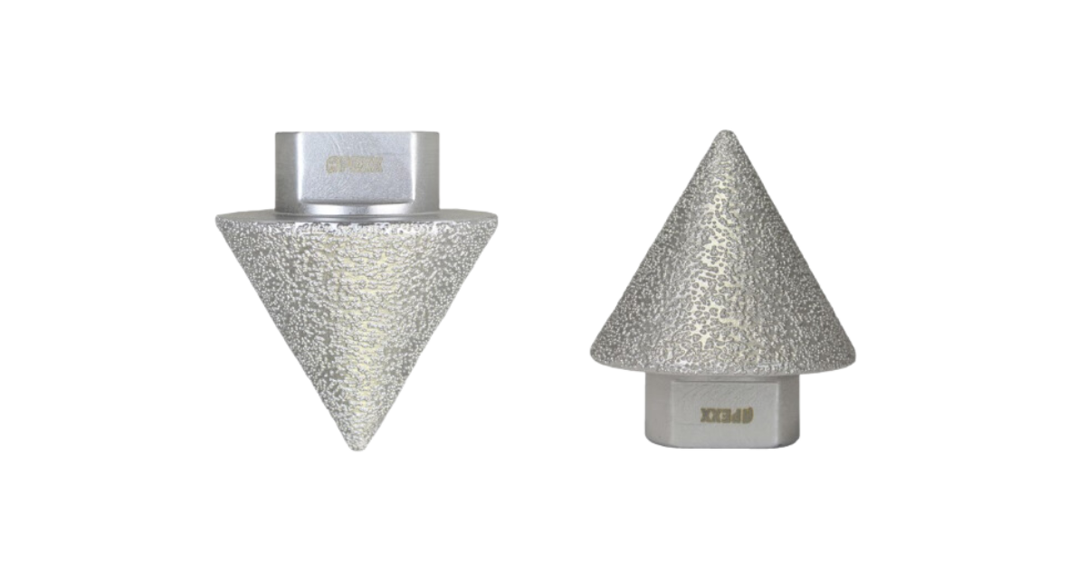 APEXX Brazed Diamond Cone 2" x 60 Degree x 5/8"-11