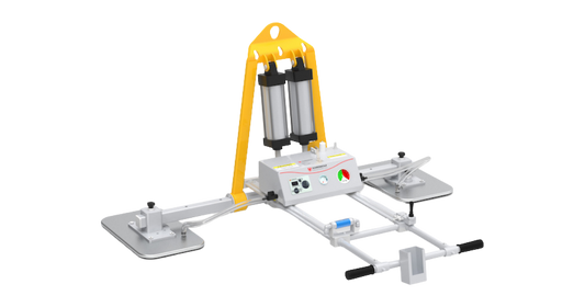Aardwolf AVLP2 Double Pad 500kg Vacuum lifter Yellow and Silver Metal