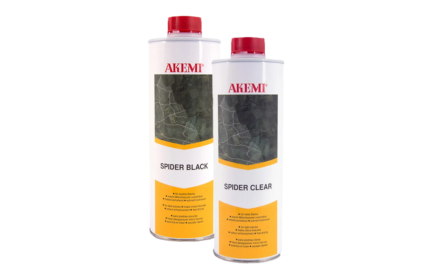 Akemi Spider Black and Spider Clear, 1 Liter