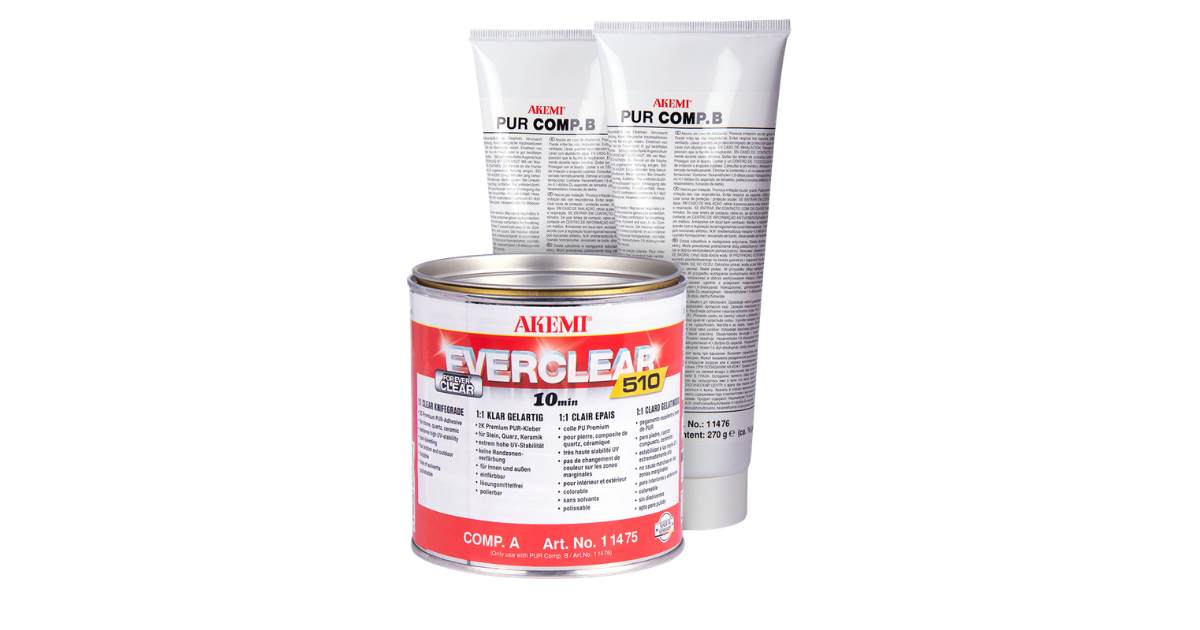 Akemi Everclear 510 Red and White Quart can with 2 tubes Comp. B 