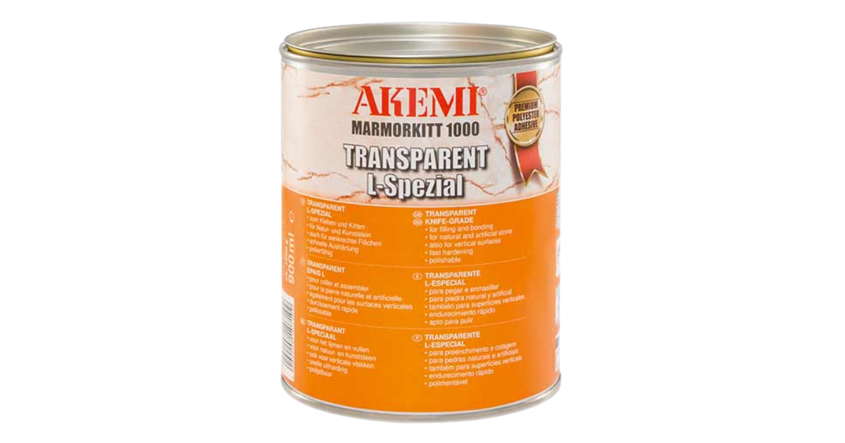 Akemi Marmorkitt 1000 Transparent Knife Grade Adhesive