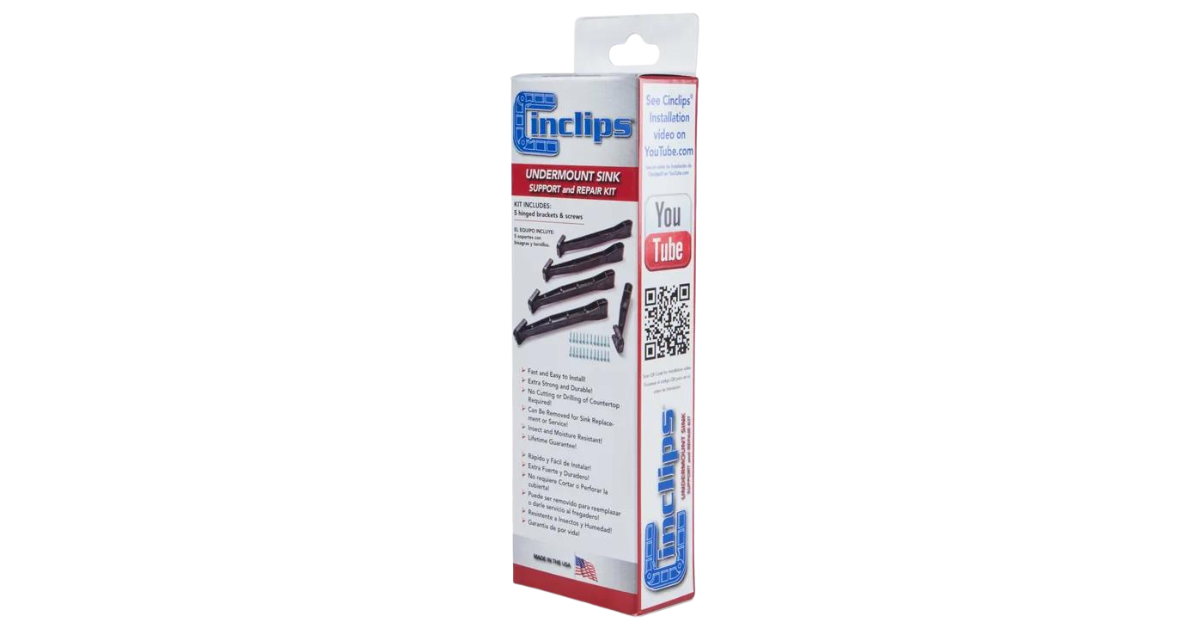Cinclips Sink Supports