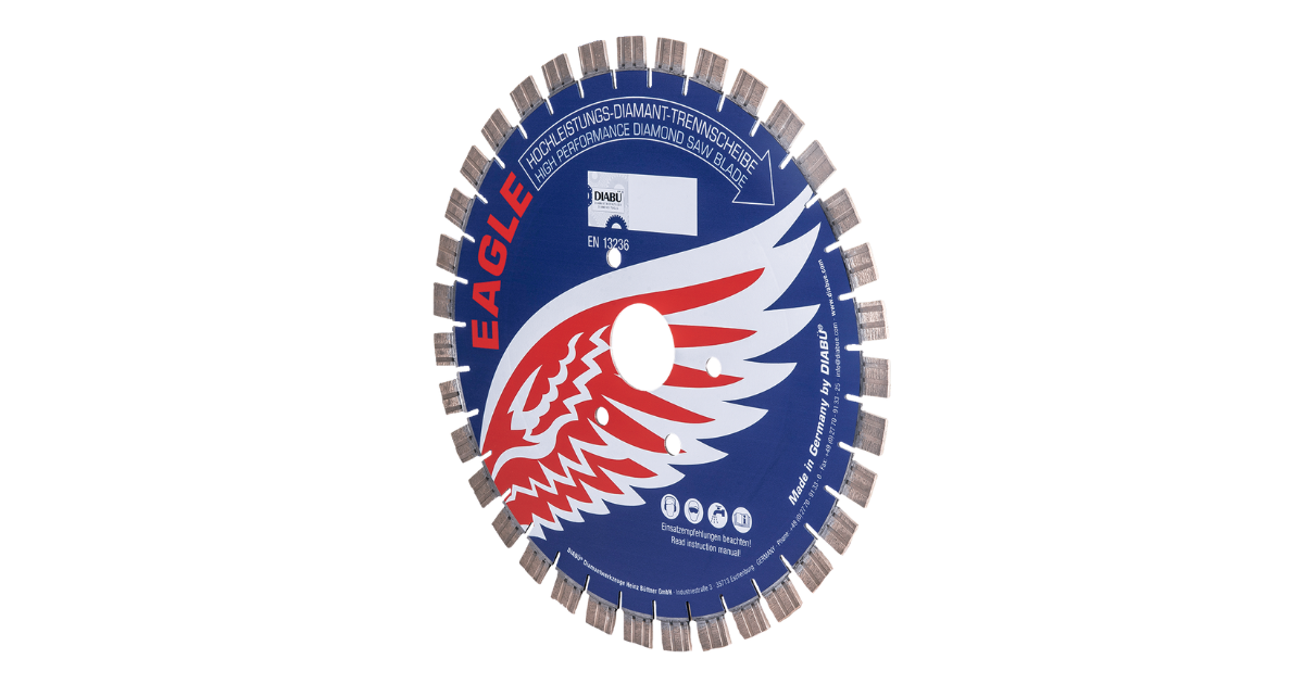 DIABU Red Eagle Granite and Quartz Bridge Saw Blade