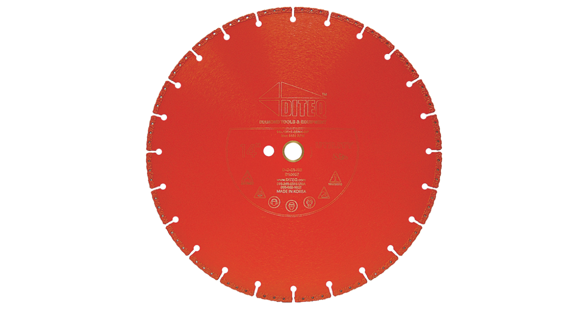 Diteq D-23 Rescue, Utility & Metal Cutting Diamond Blade