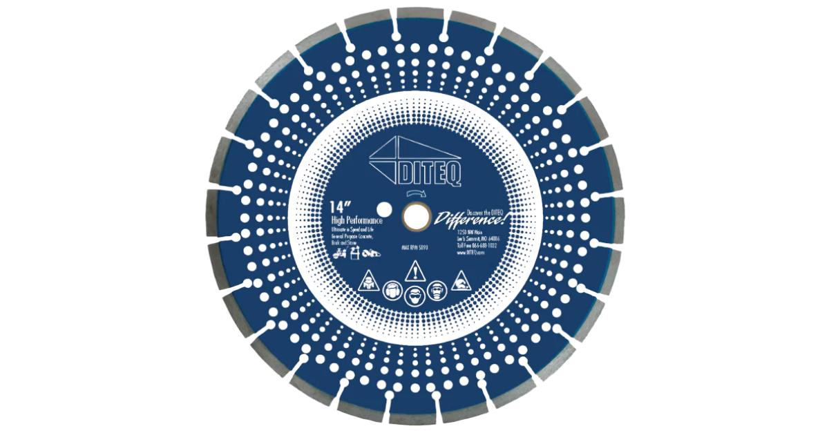 Diteq C-33AX Arix Concrete, Masonry, Block Blade