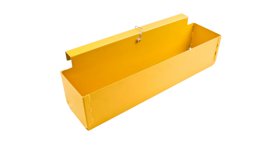 Gulf Wave Yellow Boxfish Heavy Duty Steel Tool Box w/Weep Holes