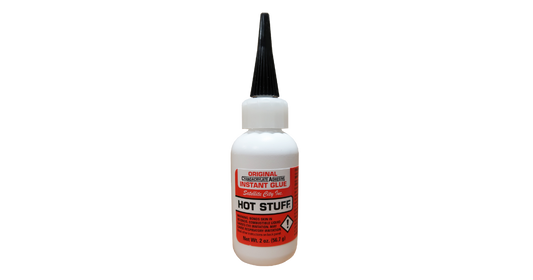 Hot Stuff CA Glue Red Clear 2oz Thin (HS-4)