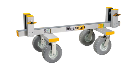 Omni Cubed Pro-Cart AT3 shown on transparent background side view