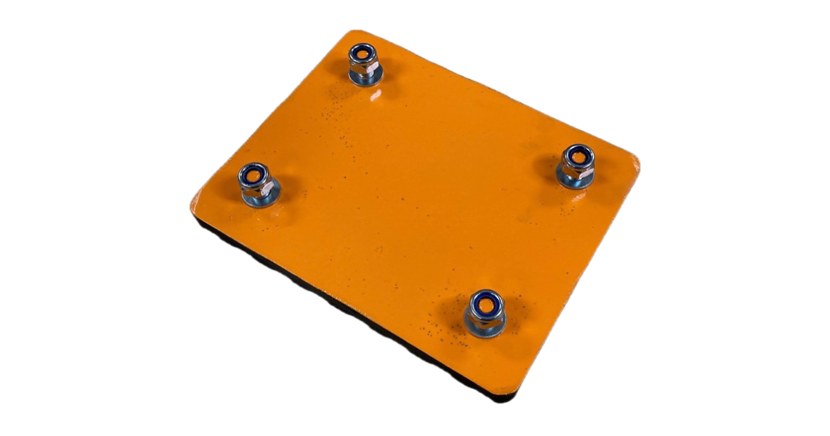 Back View of Replacement Pad for AHLC and ASL Lifters, showing mounting bolts.