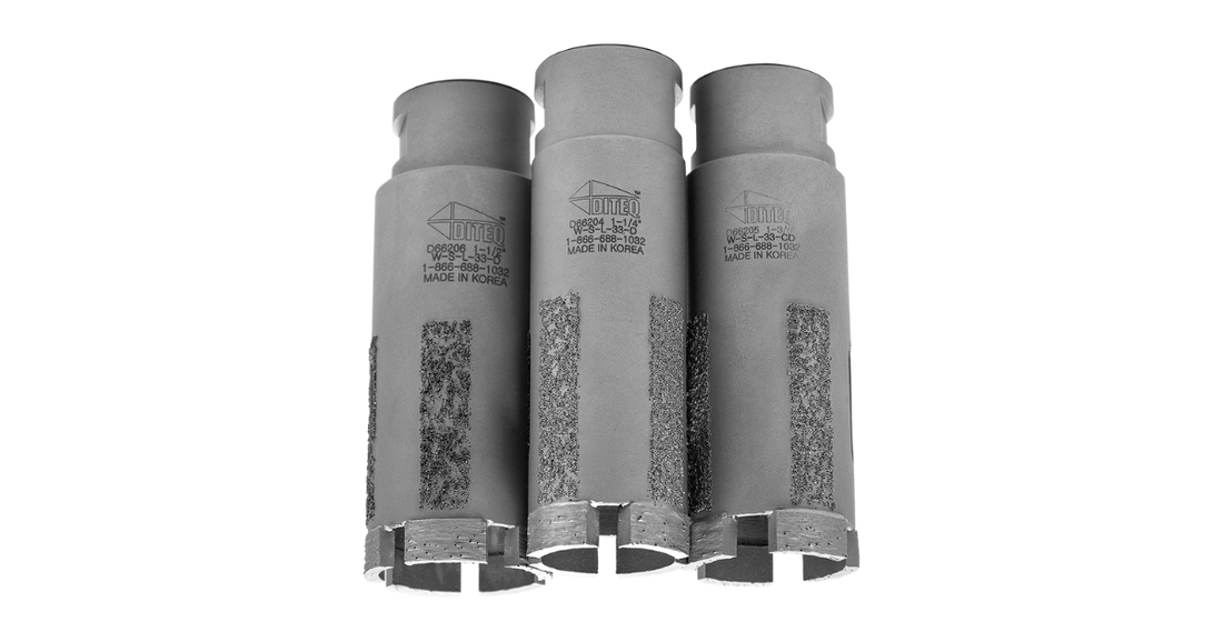 Diteq S-33 Silver Bullet Core Bits – TSC - Tait Sales & Consulting LLC
