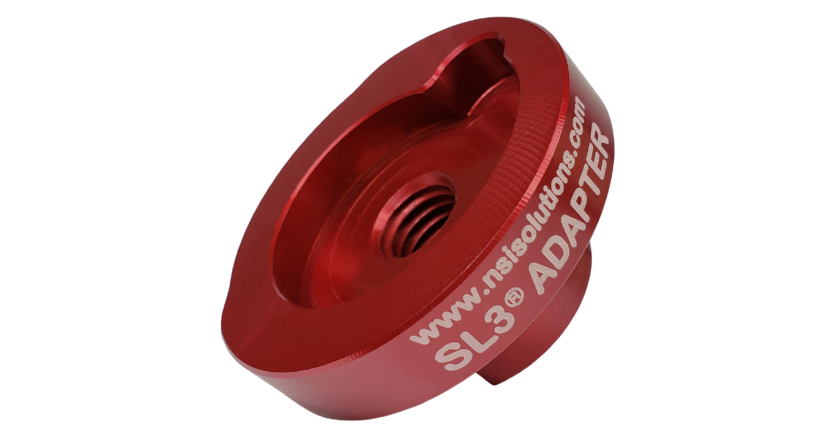 NSI SL3® Red Snail Lock Adapter, 5/8"-11 Thread