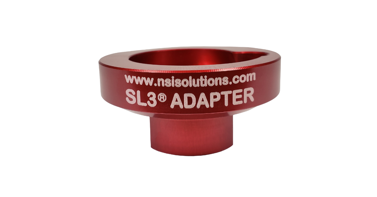 NSI SL3® Red Snail Lock Adapter, 5/8"-11 Thread