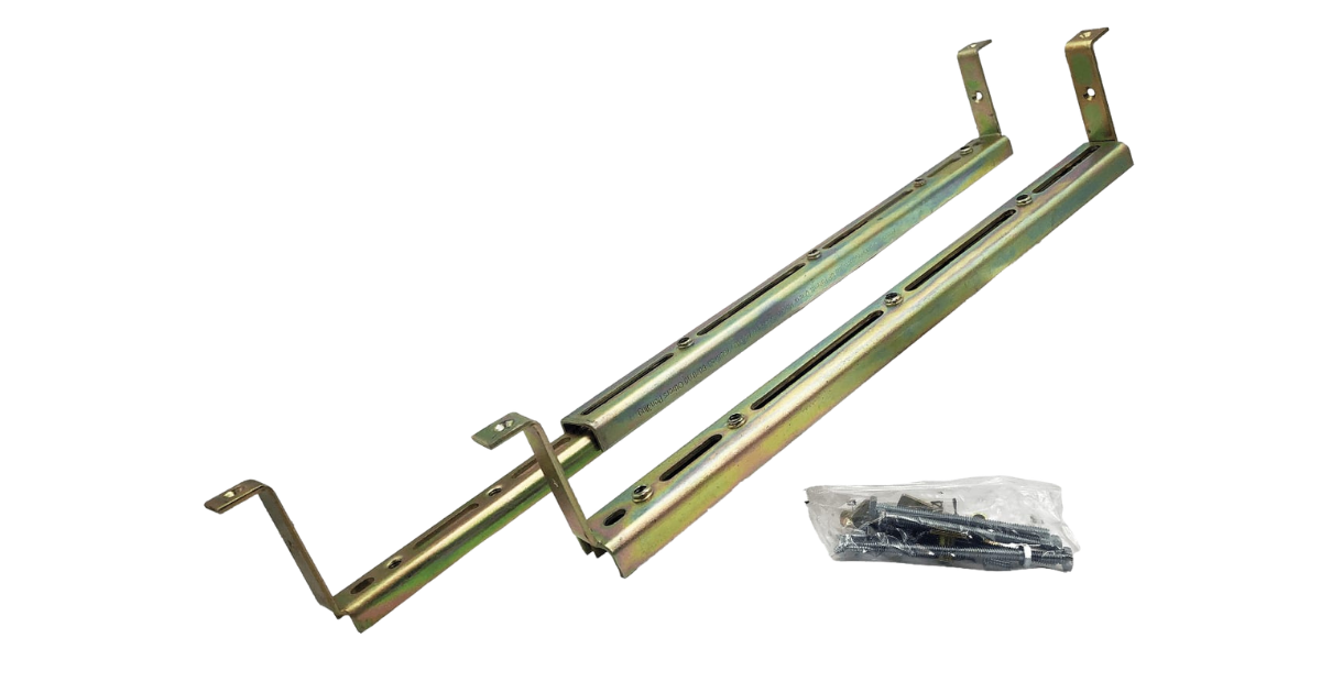 Sink Setter PW-99 2 Metal Adjustable Brackets and a bag of screws, nuts and bolts
