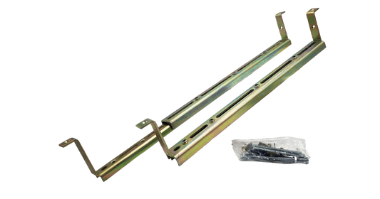 Sink Setter PW-99 2 Metal Adjustable Brackets and a bag of screws, nuts and bolts