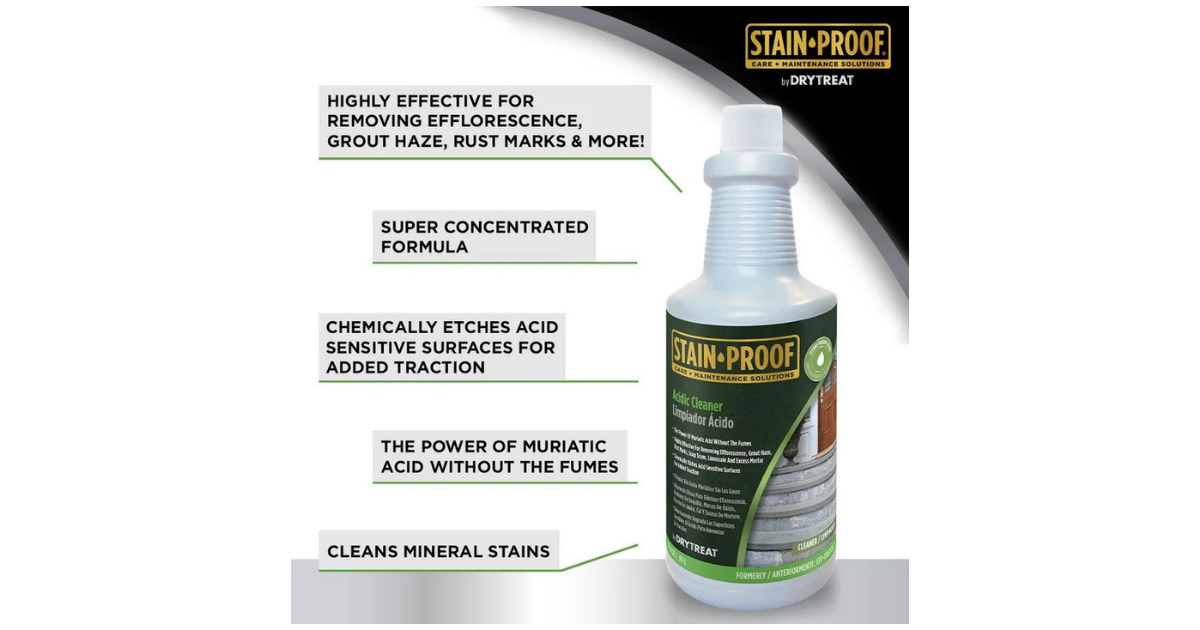 Stain-Proof Acidic Cleaner