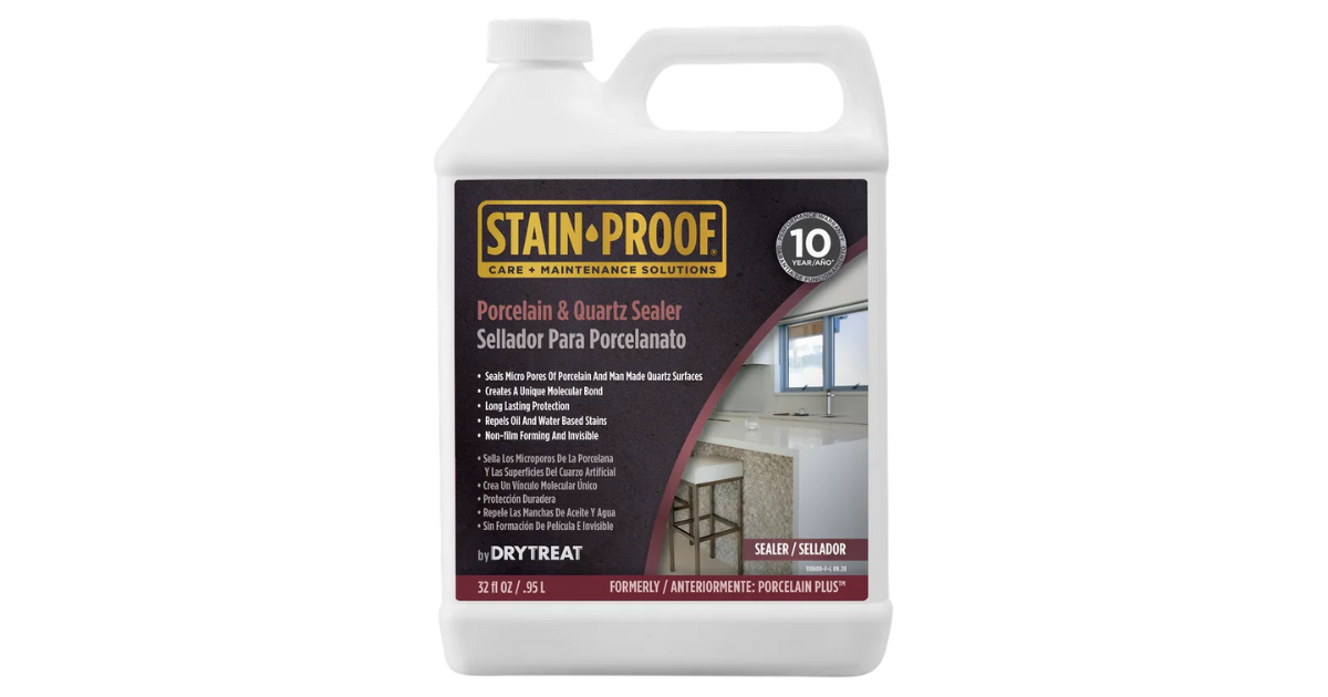 Stain-Proof Porcelain and Quartz Sealer - Quart